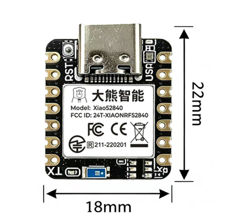 XIAO nRF52840 SuperMini 蓝牙开发板